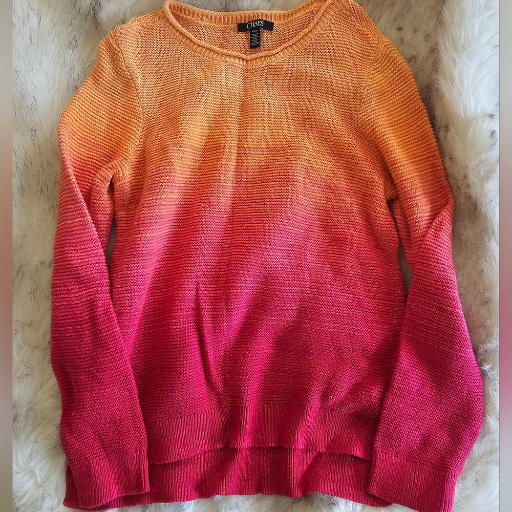 Colorful comfy chaps sweater